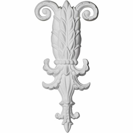 Ekena Millwork 4 1/2"W x 9 1/8"H x 7/8"P Ashley Onlay ONL05X09X01AS